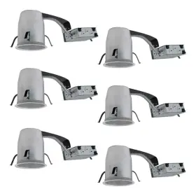H995RICAT6PACK HALO Ic Remodel Led Recessed Recess Housing