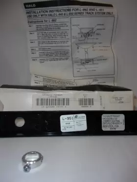 L951MB HALO Wireway Cover Pendant Trac Kit