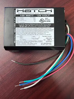 MC100-1-F-120U HATCH Halide Ballast