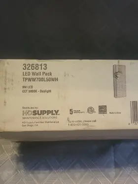 TPWW700L50WH HD SUPPLY Led Wall Fixture