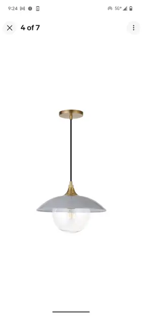 PD0497 HENN HART Alvia Pendant Glass Shade