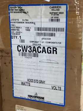 CW3ACAGR HOLOPHANE Std Hood Si