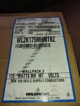 WL2K175MHMTBZ HOLOPHANE Light Wallpack Watts Volts