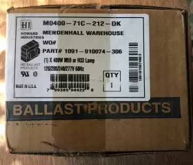 M0400-71C-212-DK HOWARD Halide Ballast Nos #2