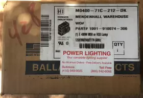 M0400-71C-212-DK HOWARD Halide Ballast Nos