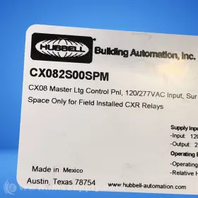 CX082S00SPM HUBBELL Lighting Control Relay Panel Usip #2