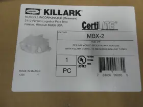 MBX-2 HUBBELL Killark Ceiling Mount Splice Box #3