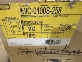 MIC-0100S-258 HUBBELL Floodlight Lamp Hps Ballast Alhpf
