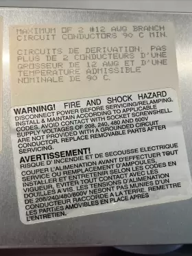 PGM-150S-128-1 HUBBELL Light Wall Pole Mount Fixture Volts #3