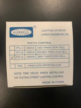 PTL-5 HUBBELL Control Twist Lock