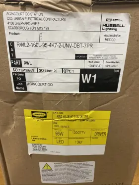 RWL2-160L-95-4K7-4F-UNV-DBT HUBBELL Lighting Led Wall