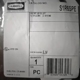 S1R6SPE HUBBELL Nsb Lighting Fixtures #3