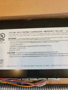 UFO-7W-1 HUBBELL Dual Lite Fluorescent Emergency Ballast #3