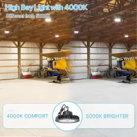 250W4000KBLACK HYPERLITE Ufo Led High Bay Light #3