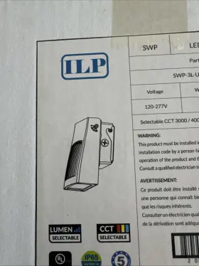 3L-U-CCTS-BRZ ILP Wall Pack Swp