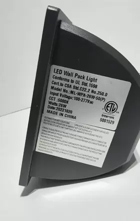 ML-WPA-26W-40 INTERTEK Led Wall Light Dusk Dawn Photocell #2