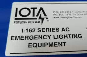 I-162 IOTA Ac Emergency Lighting #3