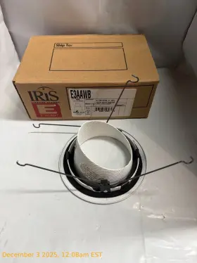 E3AAWB IRIS LIGHTING Sprg Adj Baffle