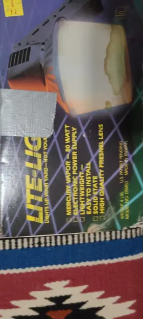 R175M ITT CORPORATION Yard Lite Mercury Vapor Security Light #3