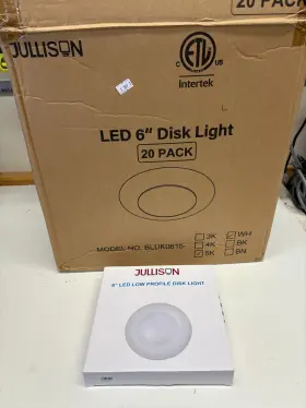 BLDK0615 JULLISON Pack Led Recessed Recess Mount Light