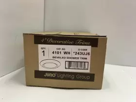 4101-WH JUNO Lighting Beveled Shower