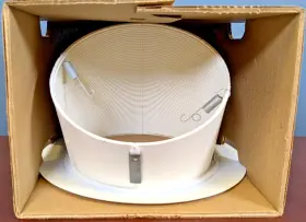 604W-WH JUNO LIGHTING Round Baffle Slope Downlight Wwh