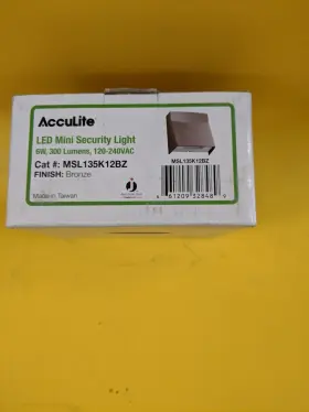 MSL135K12BZ JUNO LIGHTING Acculite Led Mini Security Light