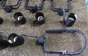 T437 JUNO Track Lighting Wireform Line Voltage Set #2