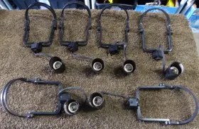 T437 JUNO Track Lighting Wireform Line Voltage Set