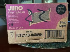 TC113 JUNO Step Light Stair Louvered Box Kit #2