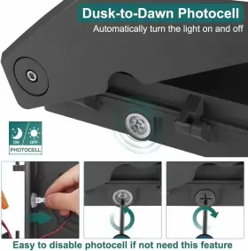 313018839839 KADISION Led Wall Pack Light Dusktodawn Head #2