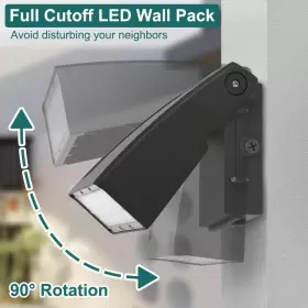 313018839839 KADISION Led Wall Pack Light Dusktodawn Head #3