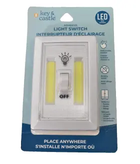 51078 KEY CASTLE Led Adhesive Light Switch Closet Garage