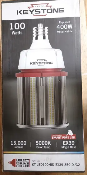 KT-LED100HID-EX39-850-D KEYSTONE Drive Hid Led Mogul Base