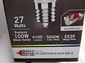 KT-LED27HID-H-EX39-850-D KEYSTONE Nsb Bulb Ballast Driver #2
