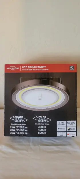 KT-RDLED-8B KEYSTONE Xfit Round Canopy Led Light Box Kit