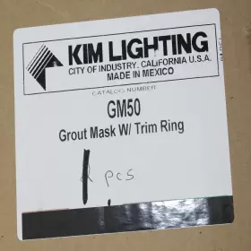 GM50 KIM LIGHTING Grout Mask Ring Lightvault Hubbell #3