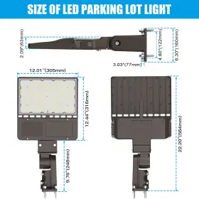 NG-PL-150W-508S-CNGAN KUKUPOO Led Parking Lights Street Lamp #2