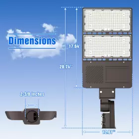 NG-PL-240W-508P-CNGA KUKUPOO Led Parking Pole Light Fixture #2
