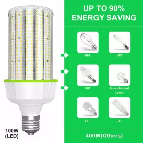 NGWL-100W14SH KUKUPOO Led Corn Light Bulb Garage Street Area #2