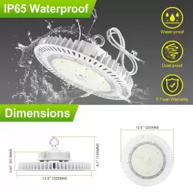 IHBNG-UFO-150W-LED KUKUPPO High Bay Light Garage #2