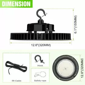 IHBNG-UFO-150WB-LED KUKUPPO High Bay Light Lighting Dlc #3