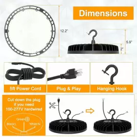 NG-BIUFO-240WCD-358-BUS KUKUPPO Ufo Led High Bay Light #3
