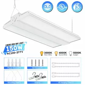 NG-LHB-150WCD-358-W KUKUPPO Led Linear High Bay Light Dlc