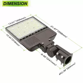NG-PL-200W-508P-CNGA KUKUPPO Led Shoebox Light Photocell Pole #3