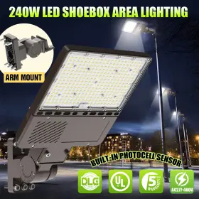 NG-PL-240WH-508P-CNGN KUKUPPO Led Shoebox Lights Dusk Dawn