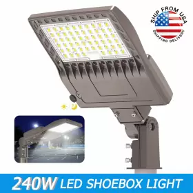 NG-SB-240W KUKUPPO Led Parking Light Dusk Dawn Shoebox Area