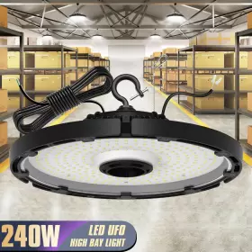 NG-UFO-240W-D-5K-120V-LED KUKUPPO High Bay Light Garage #2