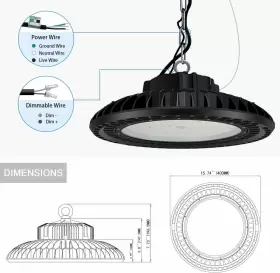 NG-UFO-300W KUKUPPO Pack Led High Bay Light Area Lighting #2