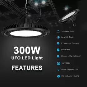 NG-UFO-300W KUKUPPO Pack Led High Bay Light Area Lighting #3